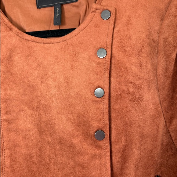BCBGMaxAzria Rust soft suede, feel Jacket - Picture 2 of 6